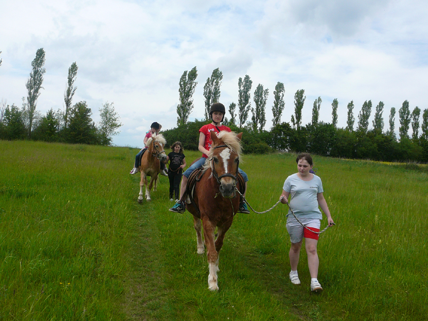 beim Reiten