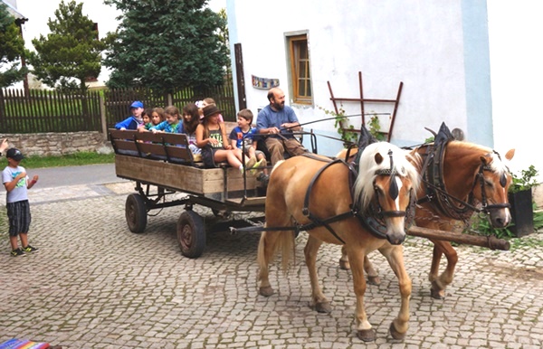 Kremser dreispännig